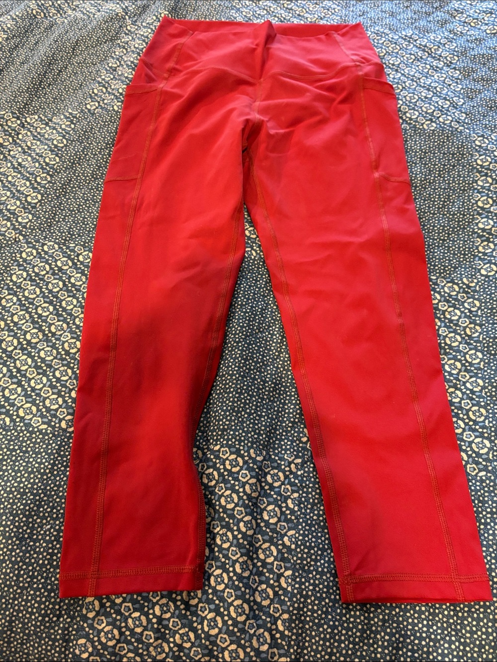 Women’s High-Waist Red Leggings